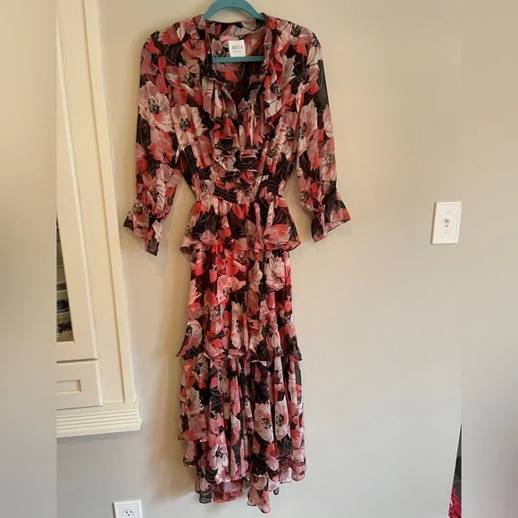 Misa Los Angeles Alanis Chiffon Dress size medium - Picture 2 of 4